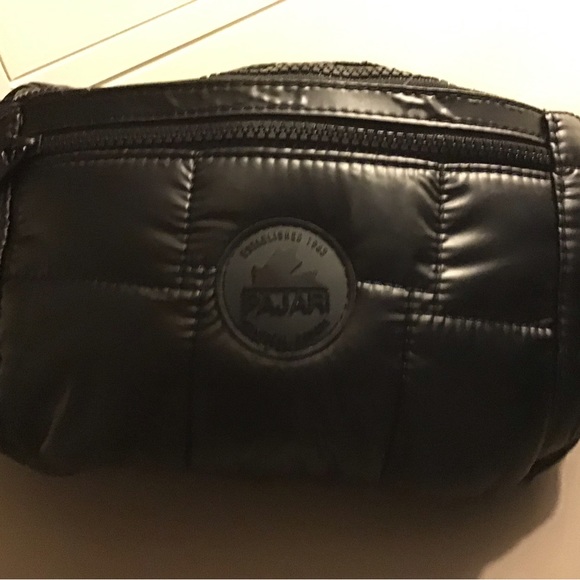 NWT Black Adjustable Pajar Quilted Cross Body Bag - Picture 2 of 11